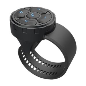 BotóN Multimedia Bluetooth, Control Remoto InaláMbrico Bluetooth, Ip67, Impermeable, Tipo Correa, Controlador De TeléFono para Motocicleta, Bicicleta, Volante De Coche