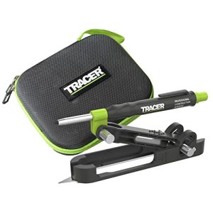 Tracer ProScribe – Herramienta con lápiz de agujero profundo, funda de plomo y funda de transporte (herramienta de escritura multifunción para bricolaje, carpintería y carpintería)