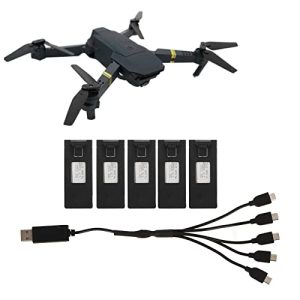 5 uds Drone batería de Litio 3,7 V 1800mah Control Remoto Modelo de avión Accesorios con Cable de Carga para E88 E88PRO LsE525 E525 Pro