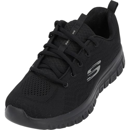 OPORTUNIDAD: Skechers Graceful Get Connected Regular, Zapatillas Mujer, Black Mesh Trim, 40 EU con descuento