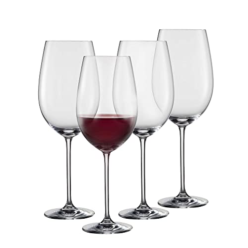 SCHOTT ZWIESEL copas de vino tinto Vinos (juego de 4), elegantes copas de vino tinto, copas de cristal Tritan aptas para lavavajillas, Fabricadas en Alemania (art. nº. 130009)