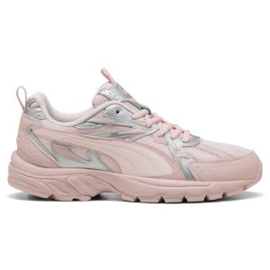 Puma Milenio Tech_Sneaker Unisex, Mauve Mist Jasmine Flower Puma Silver, 45 EU