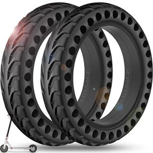 BANGTING 8.5 Pulgadas Ruedas Macizas para Patinete Electrico, 8 1/2 x2 Neumáticos de Reemplazo, 50/75-6.1 Rueda de Repuesto Para Xiaomi Pro 2 / M365 / M365 Pro / 1S / 3/3 Lite/Essential