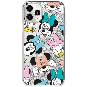 ERT GROUP Funda para teléfono móvil Apple iPhone 11 Pro MAX Original y con Licencia Oficial de Disney con diseño Disney Friends 018, con Efecto desbordante de Purpurina