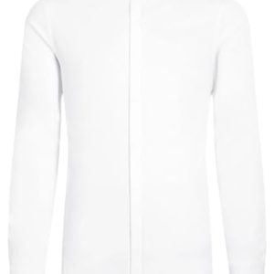 DESCUENTO: Armani Exchange Long Sleeve Stretch Cotton-Satin Button Up, Camisa, con descuento