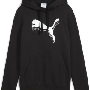 ¡GRAN PRECIO! Puma ESS Metallic Hoodie FL, Sudaderas con Capucha Unisex Adulto, Puma Black-Metallic Silver, con descuento