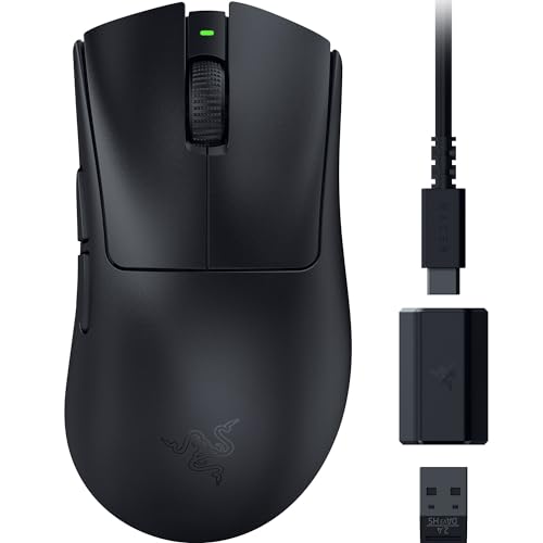 OPORTUNIDAD: Razer DeathAdder V3 HyperSpeed - Ratón ergonómico e-Sports inalámbrico Ultraligero para Juegos con 26K dpi Negro con oferta