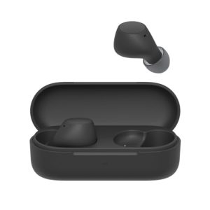 REBAJADO: Sony WF-C510 Auriculares Inalámbricos pequeños, Ligeros, con conexión multipunto, Modo Sonido Ambiente, Resistencia al Agua IPX4, Spotify Tap, , 22 Horas de batería, iOS y Android – Negro