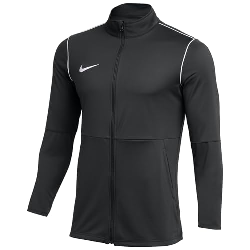 ¡GRAN PRECIO! NIKE Hombre Chaqueta de Deporte, black/White/White, L rebajado hoy