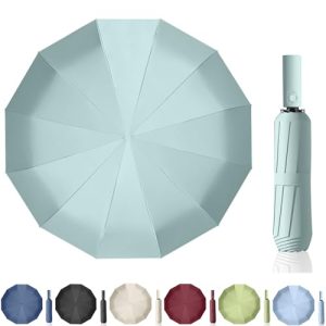 PROMOCIÓN: Maibar Paraguas Plegables Antiviento Hombre 24 costillas Grande Plegables Compacto Impermeable Paraguas Plegable de viaje Automático abierto y cierre con oferta