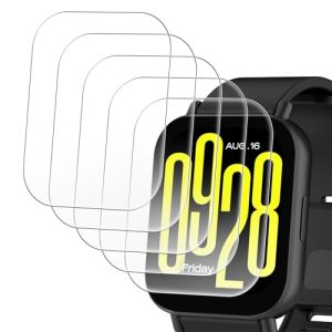 CHOLLO: Simpeak Protector de Pantalla Compatible con Xiaomi Redmi Watch 5 Active, Anti-Arañazo, Dureza 9H, Sin Burbujas, HD Película Cristal Templado con oferta