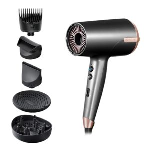 OFERTA: Remington Secador de Pelo Professional ONE, sensor Thermacare para proteger cabello, iónico, 8 ajustes, 4 accesorios, reductor encrespamiento, neceser para guardar, D6078 en promoción