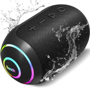 TOP VENTAS: RIENOK S4 Altavoz 15W Portátil 5.3 Potente Impermeable IPX7 Pequeño Inalámbrica Emparejamiento Estéreo Apoya Tarjeta TF con descuento
