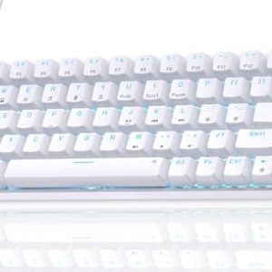 REBAJADO: Dierya T68SE Teclado Mecánico Gaming Mini 60% Red Switch Mechanical Keyboard con Retroiluminación LED,Cable USB-Type C,Teclado Ultra-Compacto 68 Teclas Anti-Fantasma US Layout para PC/Windows al mejor precio