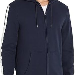 REBAJADO: Tommy Hilfiger Sudadera Hombre con Cremallera y Capucha, Azul , L | Oferta Amazon
