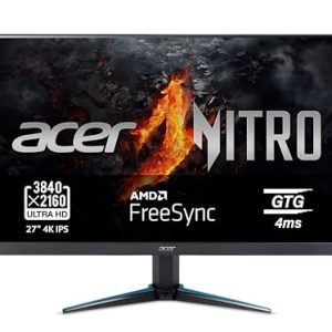 REBAJADO: acer Nitro VG270K L – Monitor Gaming 27″ UHD IPS Monitor PC Gaming, Color Negro con oferta