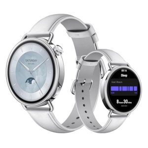 XIAOMI Watch S4 41mm, Smartwatch, Diámetro de 41 mm, Cuerpo Ultraligero de 32g, Pronóstico Menstrual, 150+ Modos Deportivos, Funciones de Seguridad, HyperOS 3, Correa de Cuero con descuento