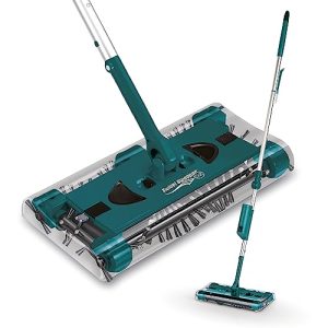 TOP VENTAS: MAXXMEE Swivel Sweeper Escoba Eléctrica Inalámbrica Con Aspiradora, Batería 60 Minutos, Vaciado Fácil y Rápido, Cabezal Giratorio 360° y Junta Articulada, Sistema de 4 Cepillos, Flexibilidad Ilimitada rebajado hoy