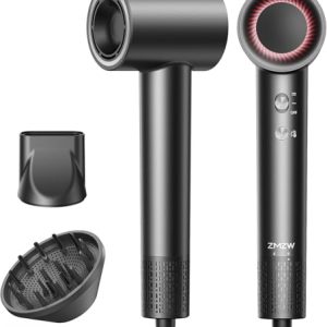 OFERTA: Secador de Pelo Iónico Profesional, Secador de Alta Velocidad 160.000 RPM, Flujo de Aire 36 m/s, Secado Rápido, 500M Iones Negativos, Control Inteligente, Silencioso y Ligero, Difusor Magnético | Oferta Amazon