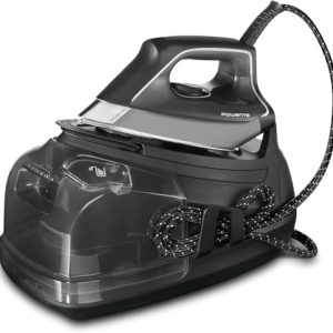 DESCUENTO: Rowenta Perfect Steam Pro – Centro de planchado a vapor con 6.9 bares de presión, 2400 W, Golpe de vapor de 430 g/min, Depósito de 1.1L, Color gris, DG8622 con descuento