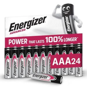 OFERTA: Energizer Advanced – Pilas AAA – 1,5V Baterías Alcalinas de Larga Duración – Alta Potencia – Made in EU – Embalaje 100% reciclable – 10 años de Vida útil en promoción