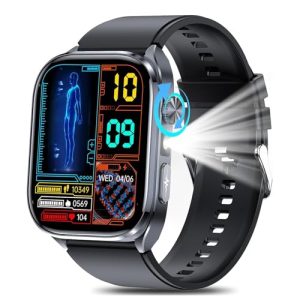 DESCUENTO: 2026 AI Reloj Inteligente Hombre con ECG: 2.0″ HD Smartwatch con Asistente ChatGPT, Llamadas Frecuencia Cardíaca Presión Arterial Sueño, Fitness deportivo, Antorcha, SOS, 150+ Deportivos, Android iOS al mejor precio
