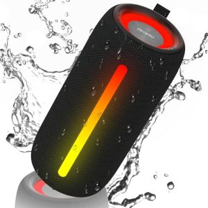 PROMOCIÓN: Altavoz Pequeño 5.4, Altavoz Portatil con RGB Luces, Altavoz Potente 24W, Speaker, Impermeable IPX6, 30H Reproducción, Compatible con TWS/USB/TF/AUX, para Exteriores | Oferta Amazon