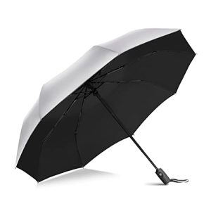 OFERTA: ZOMAKE Paraguas Plegable UPF 50+ – Parasol Automático con Revestimiento Plateado UV, Compacto y Portátil de Bolsillo para Verano, Playa y Viaje | Oferta Amazon