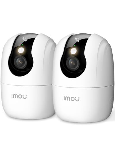 DESCUENTO: Imou Ranger 2C Pro - 2.4/5GHz Cámara WiFi Interior, 2K Cámara Vigilancia para Visión Nocturna en Color, Admite Tarjeta SD hasta 512 GB, AI Detección y Seguimiento, Botón para Llamar