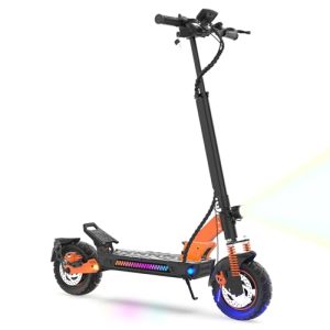 OFERTA: VELOFLOW Patinete Eléctrico para Adultos | Motor de 1000W, Llantas de 10 , 13Ah con autonomía de 45 km, Altura Regulable, amortiguación Mejorada, Frenos de Seguridad triples con descuento