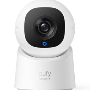 REBAJADO: eufy Security Indoor CAM C220 Camara vigilancia WiFi Interior con Cable, resolución 2K con PTZ de 360°, Human/Motion AI, Ideal como Monitor de bebés/cámara para Mascotas/Seguridad en el hogar rebajado hoy