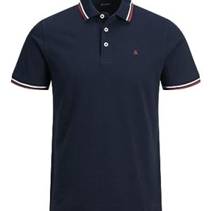 REBAJADO: Jack & Jones Jjepaulos Polo Ss Noos Polo, Hombre, Armada Blazer, S | Oferta Amazon