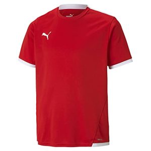 CHOLLO: Puma teamLIGA Jersey Jr, Puma Red-Puma White, 140 con oferta