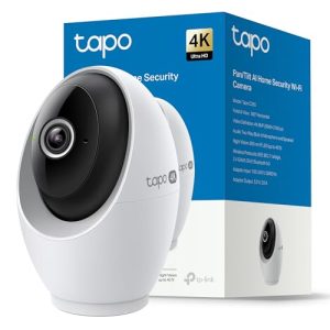 TOP VENTAS: Tapo C260 – Cámara de vigilancia WiFi Interior, Seguridad doméstica, 8MP 360°, detección AI, grabación Local/Nube, privacidad física, Zoom 18x, Seguimiento, Audio bidireccional, microSD rebajado hoy
