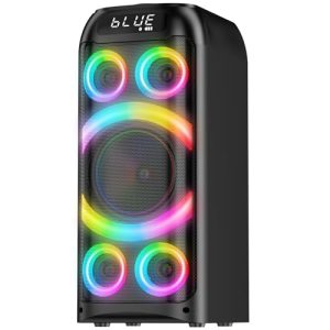 PROMOCIÓN: BOHINI Altavoz 160W Potencia Máxima, Potente Sonido Estéreo Bassi Profondi Altavoces Portátiles Grandes para Fiestas con Subwoofer, Emparejamiento TWS, Luz LED Dinámica para Fiestas Camping con oferta