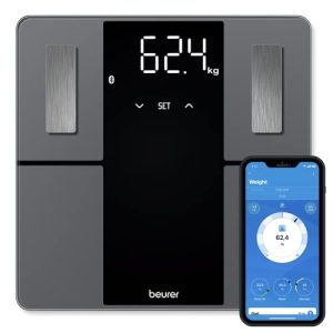 OFERTA: Beurer BF 500 báscula de baño digital con y aplicación, con medición de grasa corporal, porcentaje muscular, necesidad calórica, etc. transferencia de datos a Apple Health y otros rebajado hoy