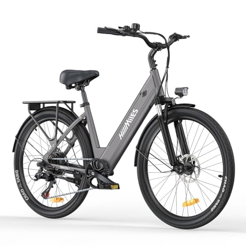 REBAJADO: Milecity1 26" Bicicleta Eléctrica Para Adultos, Bici Electrica De 7 Velocidades Con Batería Extraíble De 36V 13Ah, 25 Km/H Y Alcance De 80-100Km E Bike Para Viajeros Urbanos, Resistente Al Agua Ip65 en promoción