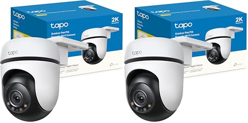 OPORTUNIDAD: Tapo C510W - Cámara de vigilancia Wi-FI para Exteriores de 360º, visión Nocturna a Todo Color de 2k , detección de Personas con IA, Seguimiento de Movimiento Inteligente, IP65 con oferta