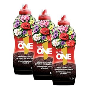 OFERTA: Nutri 1 One Abono líquido concentrado para todo tipo de Plantas y Flores, Fertilizante Premium con ingredientes naturales y resultados visibles en 7 días, | Oferta Amazon