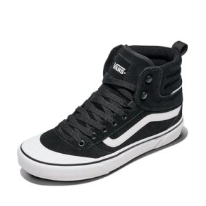 TOP VENTAS: Vans Ashwood Hi Vansguard – Tenis para hombre, color negro/blanco, talla 7, negro y blanco, 40.5 EU en promoción