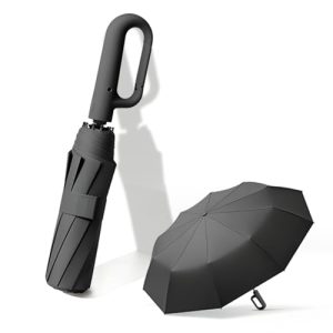 REBAJADO: Paraguas Plegable Automatico,Portátil 10 Costillas Paraguas Antiviento Parasol con Mango de Mosquetón, Prueba de Tormentas/Protección UV/Impermeable,Paraguas de Viaje Plegable para Adultos Niños rebajado hoy