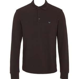 REBAJADO: Emporio Armani Sudadera con Polo para Hombre, Color marrón, Talla XL, marrón, XL rebajado hoy
