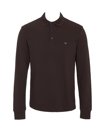 REBAJADO: Emporio Armani Sudadera con Polo para Hombre, Color marrón, Talla XL, marrón, XL rebajado hoy