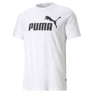 PROMOCIÓN: Puma Ess Logo Tee Camiseta de Deporte, White, M Hombre al mejor precio