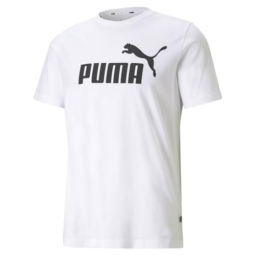 PROMOCIÓN: Puma Ess Logo Tee Camiseta de Deporte, White, M Hombre al mejor precio