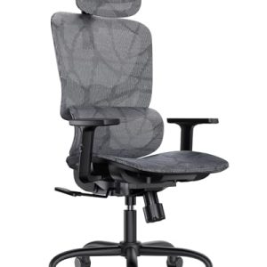 OPORTUNIDAD: Silla de Oficina ergonómica de Malla HUANUO, Silla de Escritorio de Respaldo Alto con Soporte Lumbar Ajustable, reposabrazos, Mecanismo de balanceo, Silla ergonómica de Gaming de Malla | Oferta Amazon