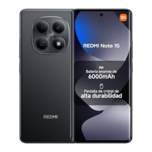 XIAOMI REDMI Note 15 – Smartphone de 8+256GB, Pantalla AMOLED FHD+ de 6,77″, Helio G100-Ultra, cámara de 108MP, 6000 mAh, , Negro al mejor precio