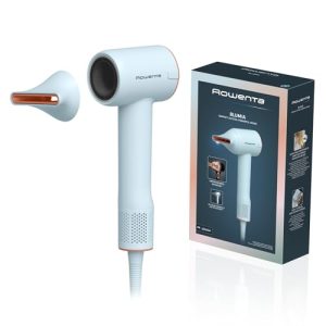 TOP VENTAS: Rowenta Blumia Secador de Pelo Compacto y Ligero 350g, Motor Digital, Secado Rápido, Generador Iones, Control Inteligente 40°C, 3 temperaturas, 2 velocidades, Boquilla Magnética, Azul, HY5N10E0 con oferta