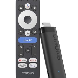 ¡GRAN PRECIO! STRONG Leap-Nova-X – TV Stick UHD, 2 GB + 32 GB Memoria, Dolby Vision, HDR10+, Dolby Audio, Wi-Fi 6, Asistente de Voz, Android 14, HDMI 2.1, Streaming de Más de 5000 Apps en promoción