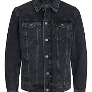 JACK & JONES Denim Jacket Denim Jacket Black Denim XL Black Denim XL | Oferta Amazon